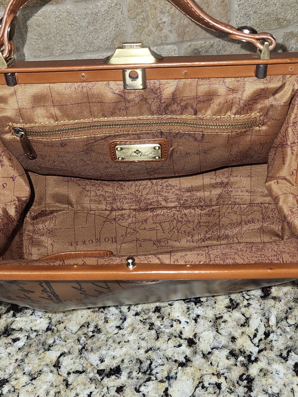 Patricia Nash Brianza Discovery Postcard Frame Satchel - Picture 9 of 15